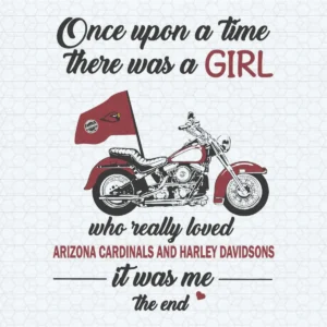 A Girl Loved Arizona Cardinals And Moto Funny SVG