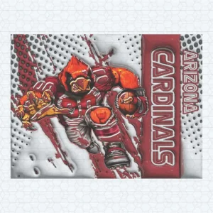 Arizona Cardinals 3D Mascot 40oz Skinny Tumbler PNG File