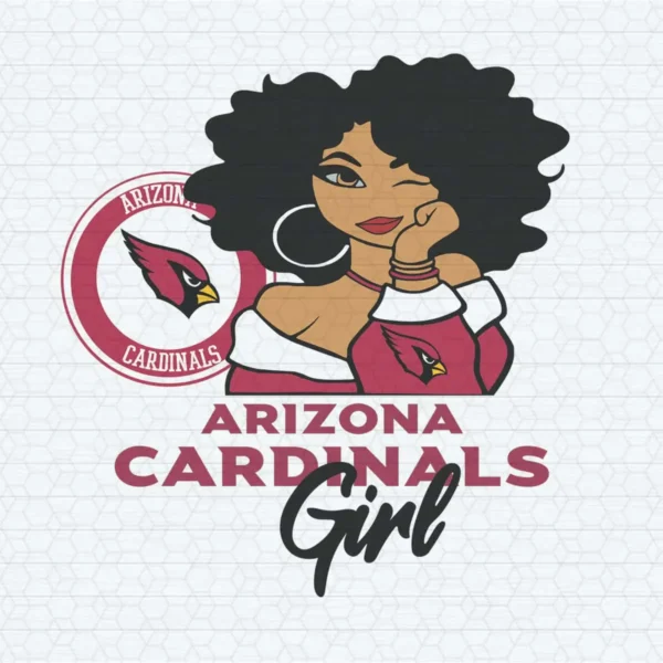 Arizona Cardinals Fangirl SVG