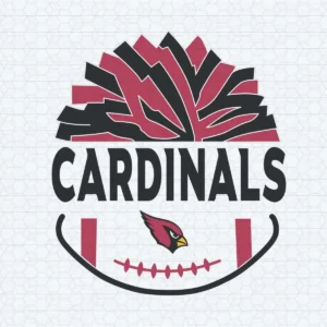Arizona Cardinals Football Pom Poms SVG