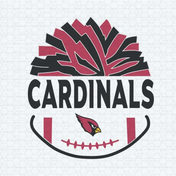 Arizona Cardinals Football Pom Poms SVG