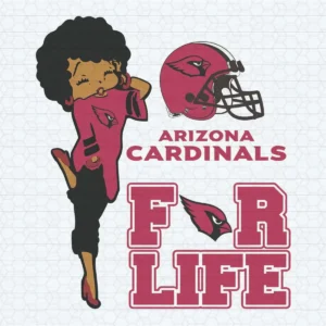 Arizona Cardinals For Life Girl Helmet SVG