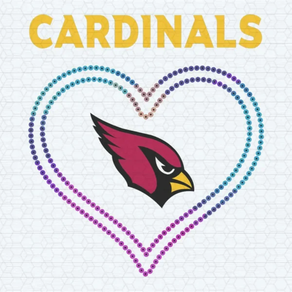 Arizona Cardinals Heart SVG