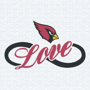 Arizona Cardinals Logo Love Infinity SVG