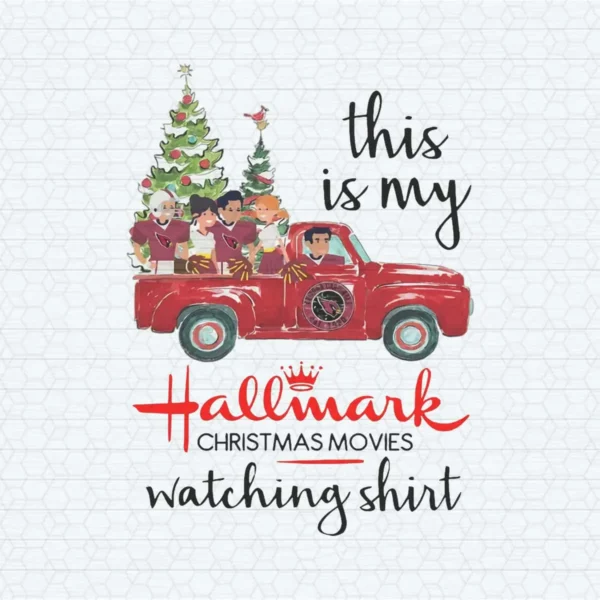 Arizona Cardinals My Hallmark Christmas Movies Watching SVG