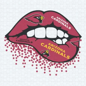 Arizona Cardinals Red Lips SVG