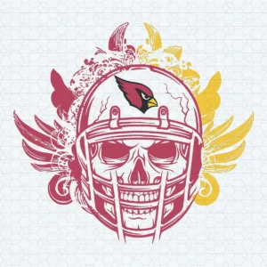 Arizona Cardinals Skull Helmet Layered SVG