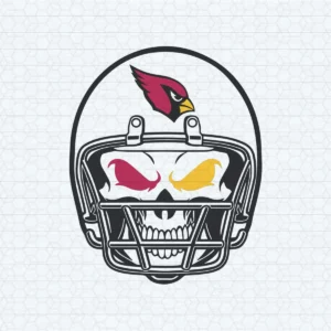 Arizona Cardinals Skull Helmet Sport Football SVG