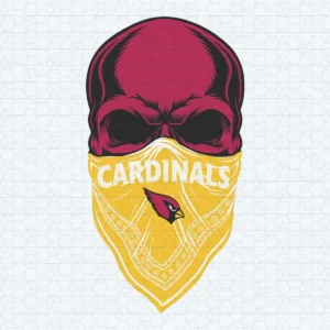 Arizona Cardinals Skull SVG