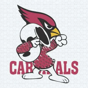 Arizona Cardinals Snoopy Dabbing SVG