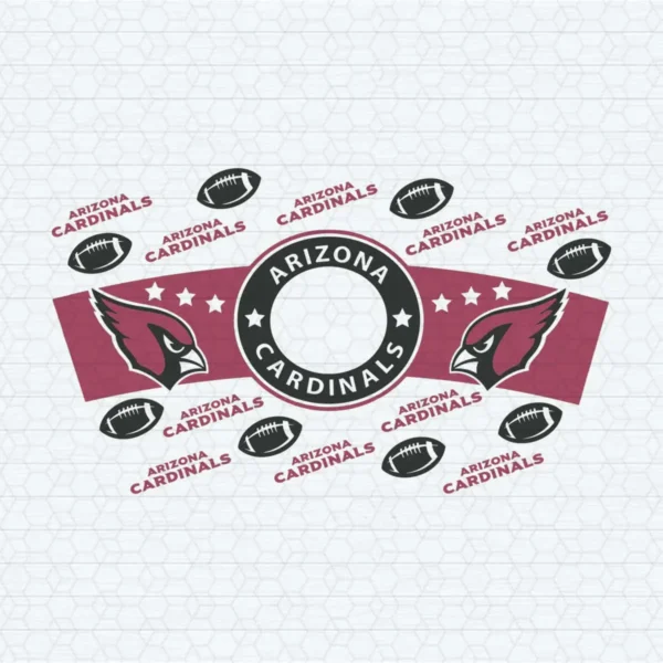 Arizona Cardinals Starbucks Wrap Sport Team Logo SVG