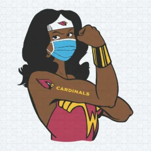 Arizona Cardinals Super Bowl Wonder Woman Black Girls SVG