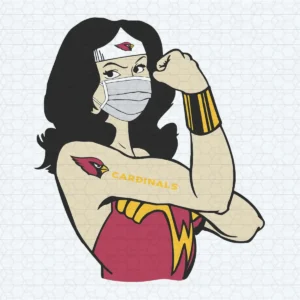 Arizona Cardinals Super Bowl Wonder Woman SVG