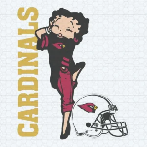 Arizona Cardinals Team Betty Boop SVG