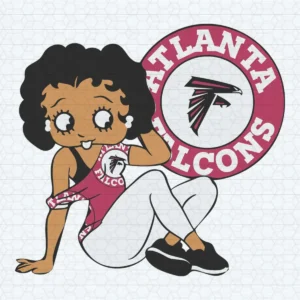 Atlanta Falcons Betty Boop Cheerleader Nfl SVG Digital Download