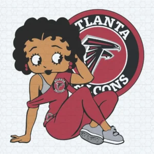 Atlanta Falcons Betty Boop Nfl SVG