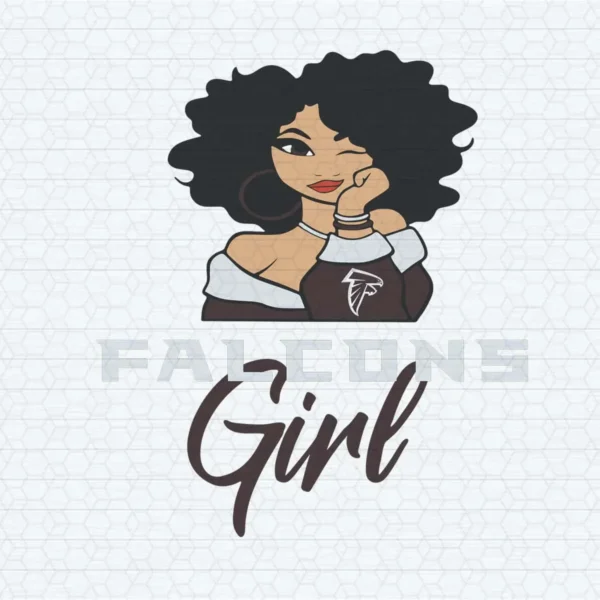 Atlanta Falcons Girl Nfl SVG Football SVG