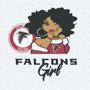 Atlanta Falcons Girl SVG