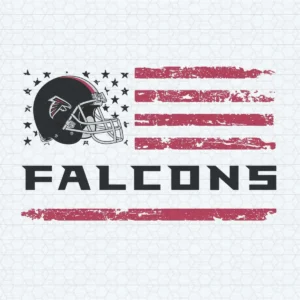 Atlanta Falcons Helmet Logo Flag SVG File For Cricut