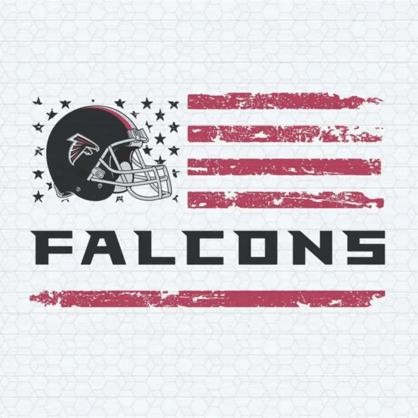 Atlanta Falcons Helmet Logo Flag SVG File For Cricut
