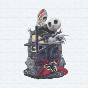 Atlanta Falcons Jack Skellington Halloween PNG