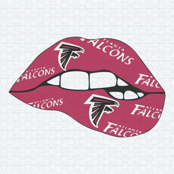 Atlanta Falcons Lip SVG