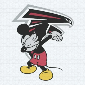 Atlanta Falcons Mickey Dabbing SVG