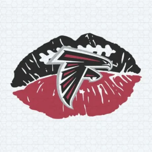 Atlanta Falcons Nfl Lips SVG
