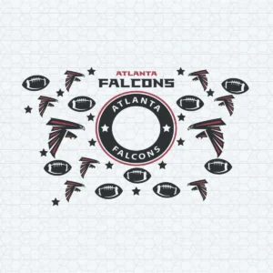 Atlanta Falcons Starbucks Wrap SVG