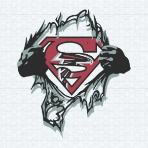 Atlanta Falcons Superhero Emblem Breakthrough SVG