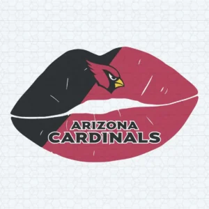 Beautiful Arizona Cardinals Lips SVG
