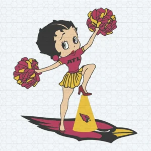 Betty Boop Cheerleader Arizona Cardinals Nfl SVG