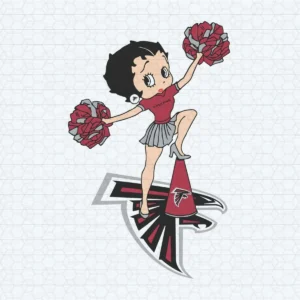 Betty Boop Cheerleader Atlanta Falcons SVG