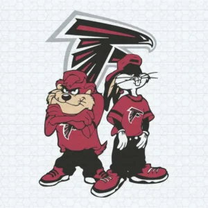 Bugs Taz Atlanta Falcons Nfl SVG