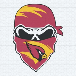 Cardinals Bandana Mask Football Team Vector Merchandise SVG
