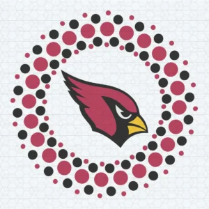 Cardinals Dotted Circle Logo SVG