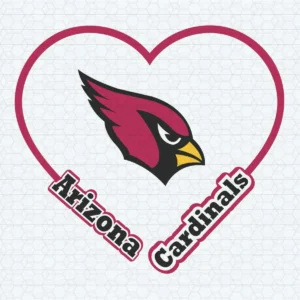 Cardinals Heart SVG