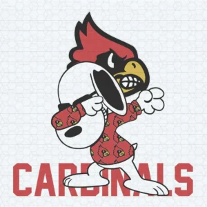 Cardinals Logo Snoopy Cartoon Dab SVG