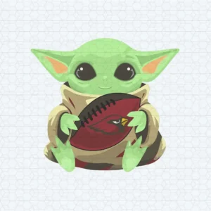 Cute  Baby Yoda Arizona Cardinals Nfl PNG File