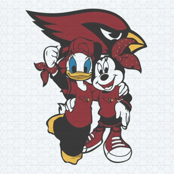 Daffy Minnie Arizona Cardinals Nfl SVG