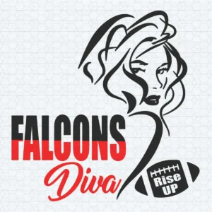 Falcons Football Diva SVG Atlanta Falcons SVG