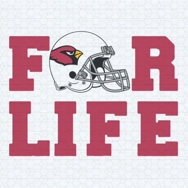 For Life Cardinals Football Vector NFL SVG File