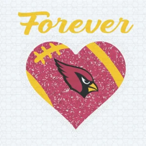 Forever Arizona Cardinals Heart Diamond SVG