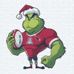 Funny Grinch Arizona Cardinals PNG Happy Christmas