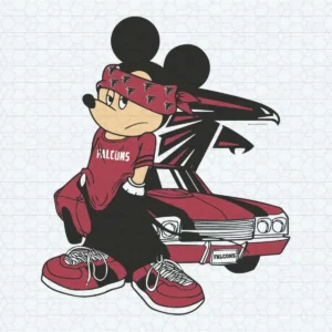 Gangster Mickey Mouse Atlanta Falcons Nfl SVG