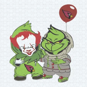 Georgie And Grinch Arizona Cardinals SVG