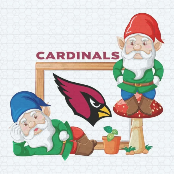 Gnome With Arizona Cardinals SVG