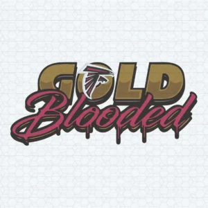 Gold Blooded Atlanta Falcons SVG