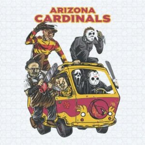 Halloween The Killers Club Arizona Cardinals Horror NFL SVG