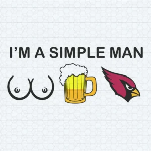 I Am A Simple Man Arizona Cardinals SVG